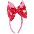 Girls Red & Pink Heart Headband, 1, hi-res
