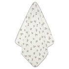 White & Grey  Hooded Towel , 1, hi-res