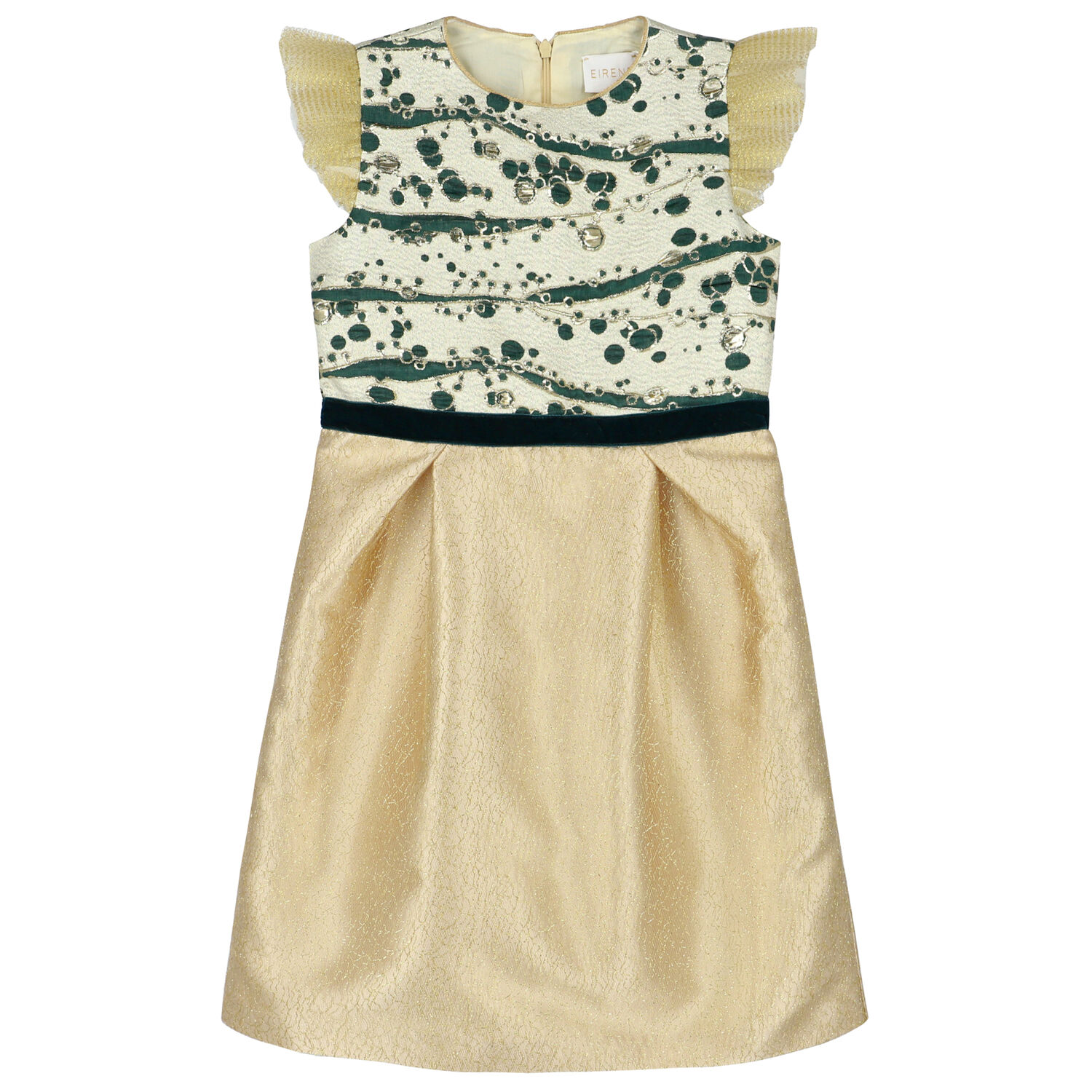 Girls Golds Special Occasion Dress, 1, hi-res