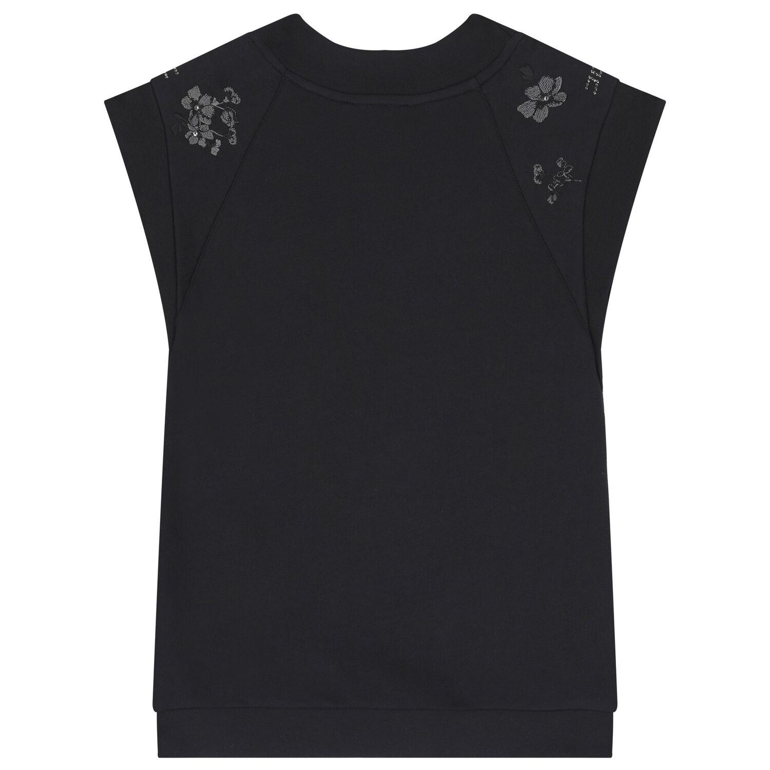 Girls Black Floral Dress, 1, hi-res image number null