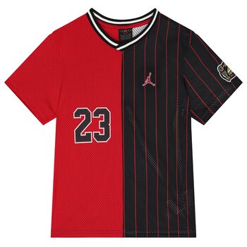 Boys Red & Black Jordan Logo T-Shirt