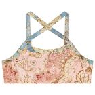 Girls Pink Floral Bikini, 1, hi-res