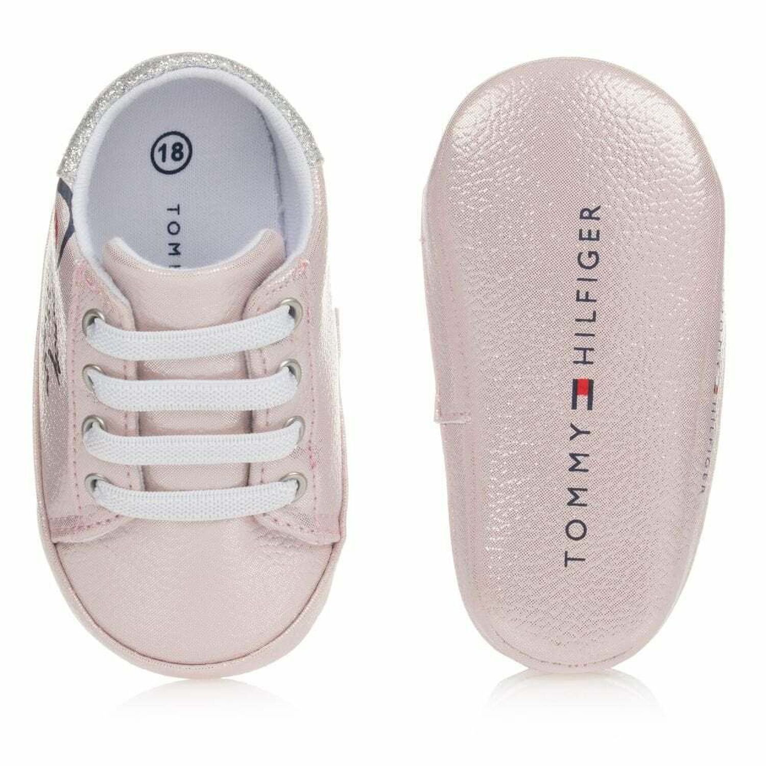 Tommy Hilfiger Baby Girls Pink Pre Walker Shoes image number null