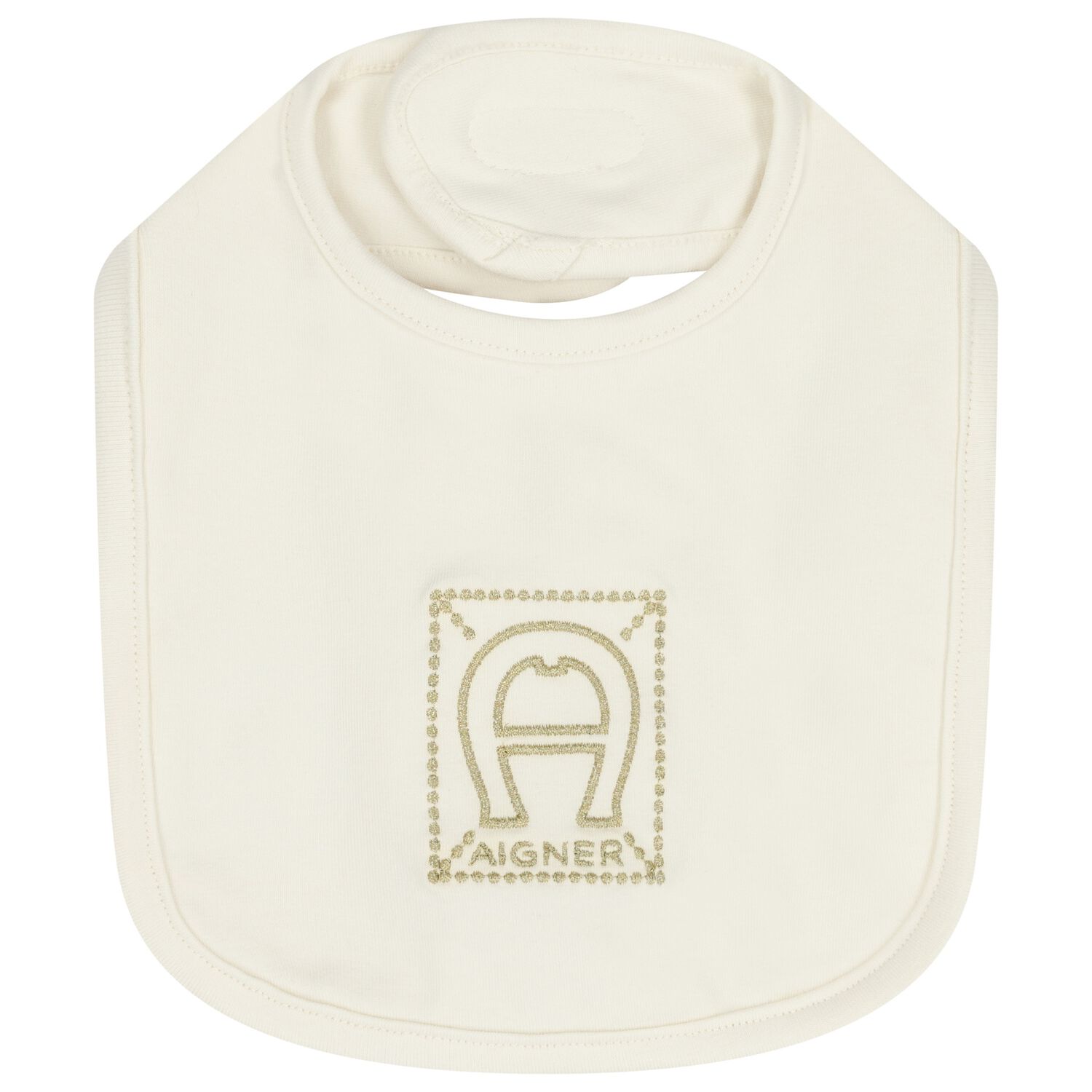 Ivory Logo Baby Bib, 1, hi-res