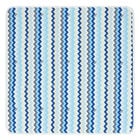 Blue & White Zigzag Baby Blanket, 1, hi-res
