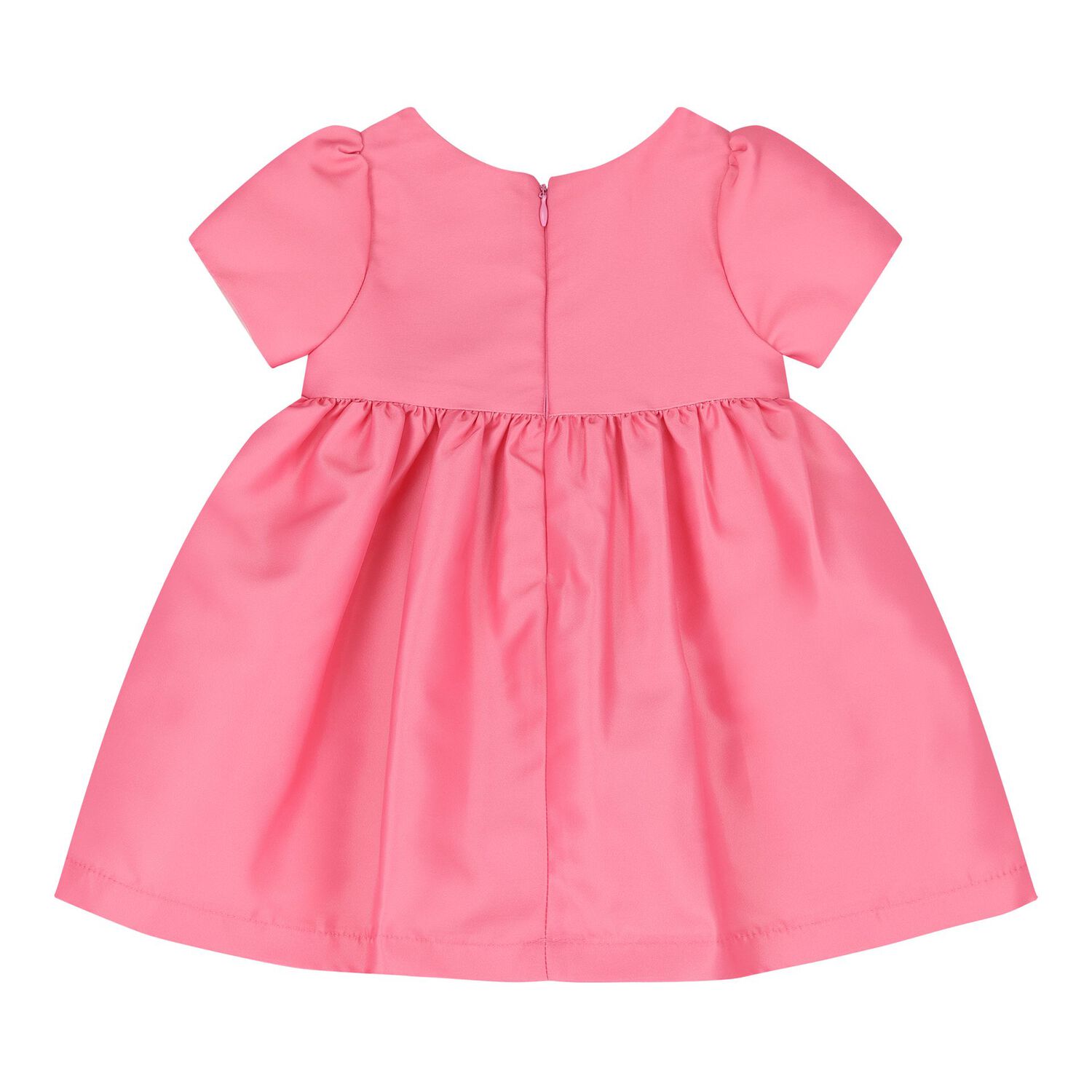 Baby Girls Pink & Green Floral Dress , 1, hi-res