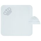 Baby Boys Blue Crown Blanket & Hat Set , 2, hi-res