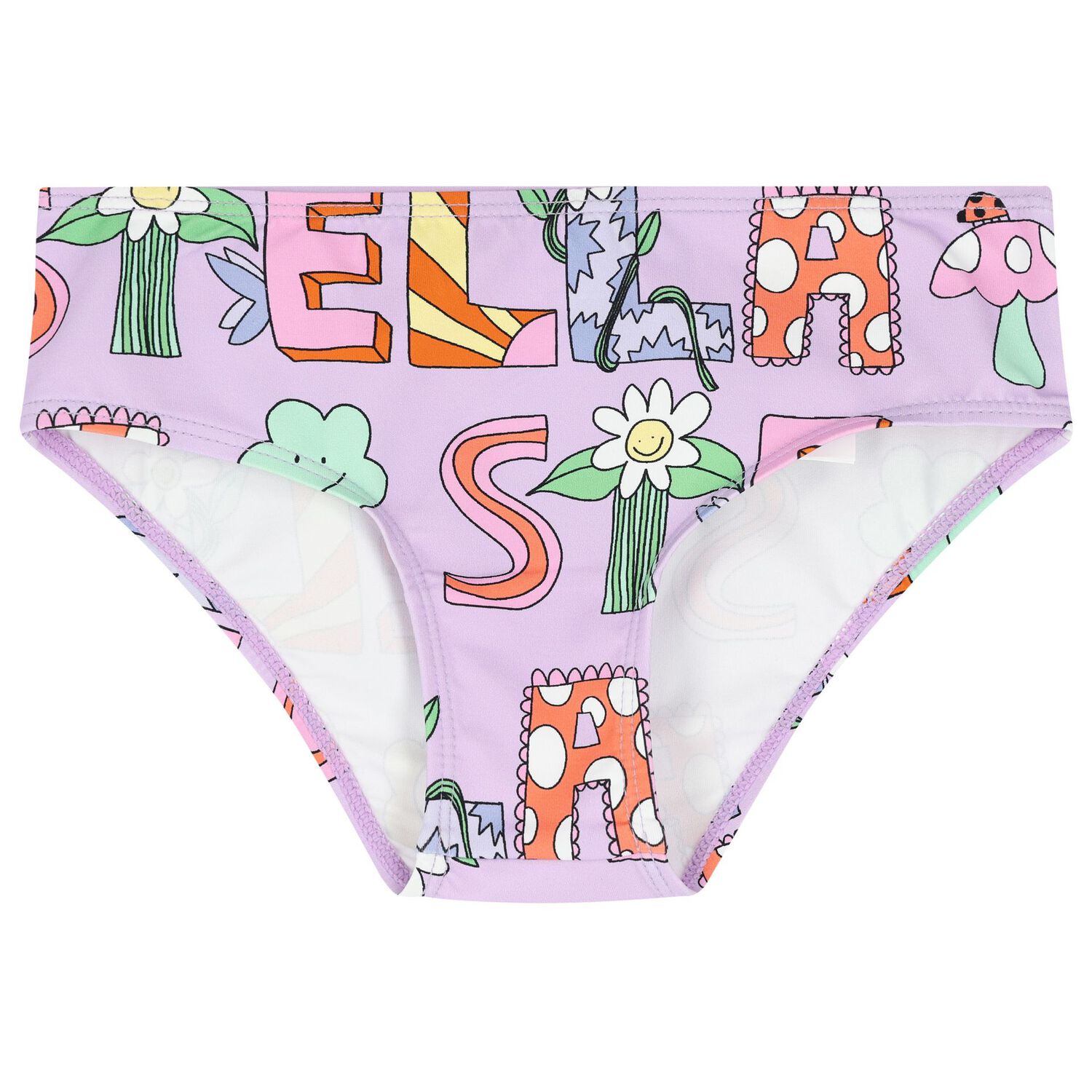 Girls Purple Floral Bikini, 1, hi-res image number null