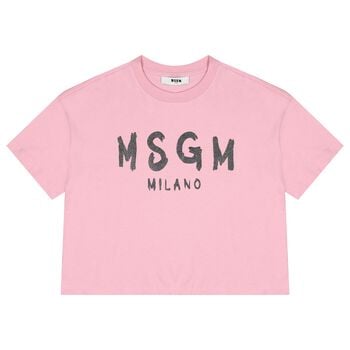 Girls Pink Logo T-Shirt