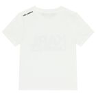 Boys Mini Me White Logo T-Shirt, 2, hi-res