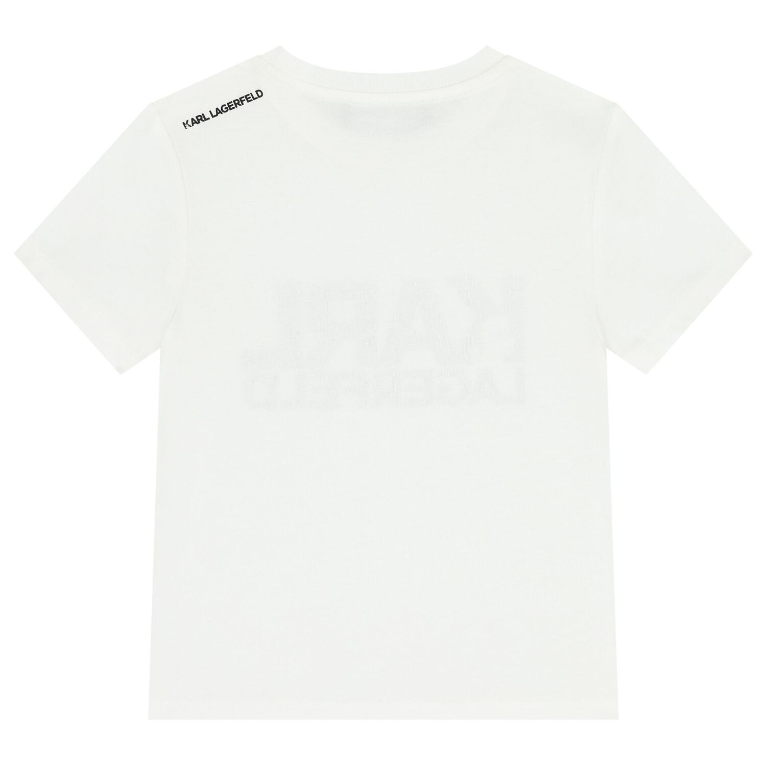Boys Mini Me White Logo T-Shirt, 2, hi-res