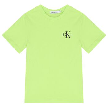 Boys Green Logo T-Shirt