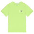 Boys Green Logo T-Shirt, 13, hi-res