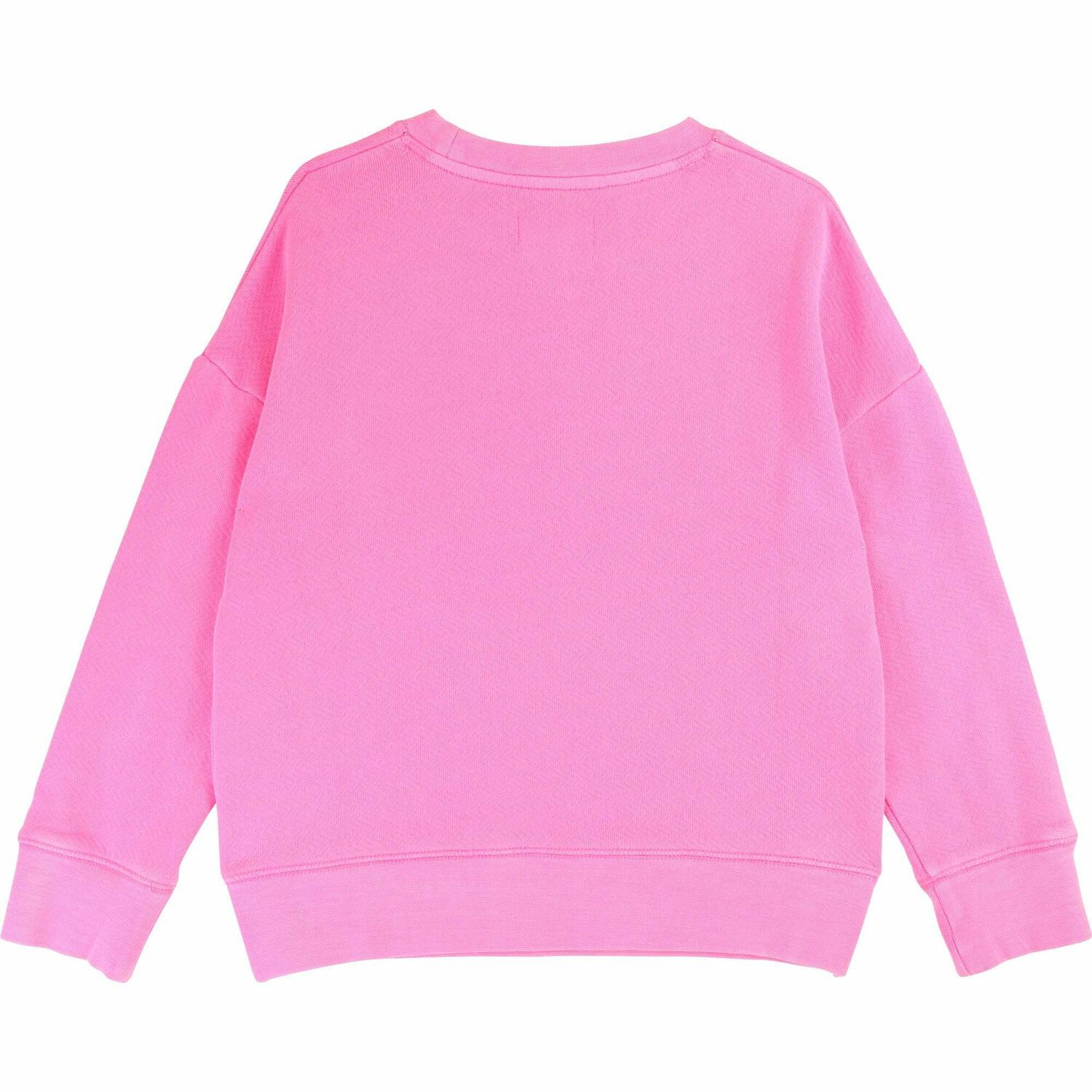 Girls Pink Jersey Sweatshirt, 1, hi-res