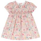Baby Girls Pink Floral Dress Set, 1, hi-res