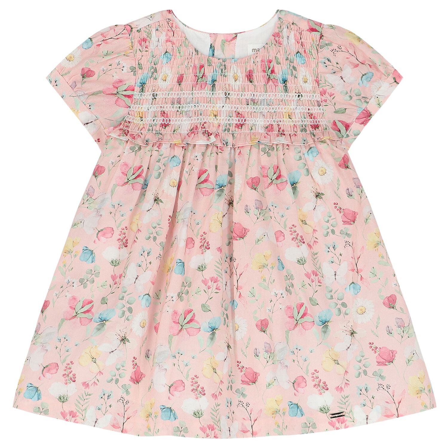 Baby Girls Pink Floral Dress Set, 1, hi-res image number null