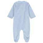 Baby Boys Blue Clouds Babygrow, 1, hi-res