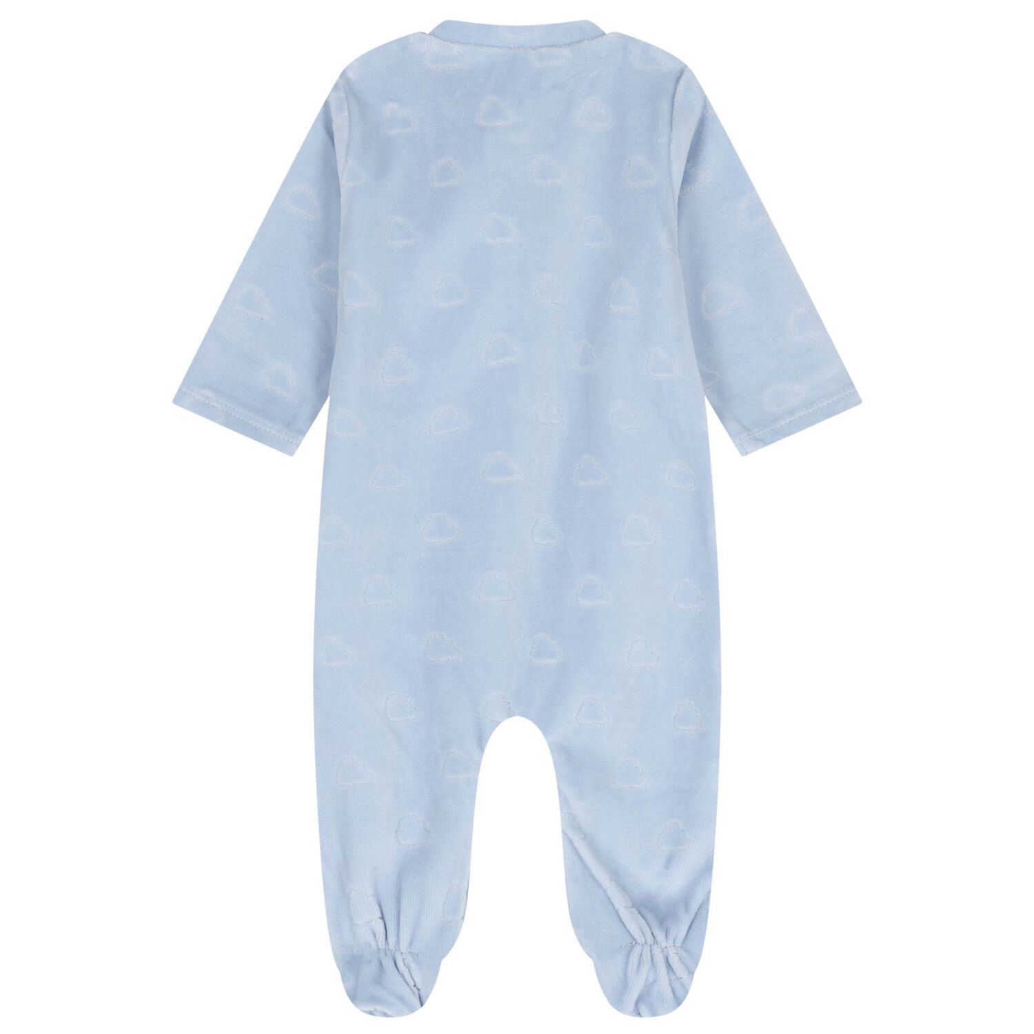 Baby Boys Blue Clouds Babygrow, 1, hi-res