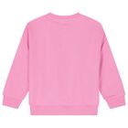 Girls Pink Embellished Logo Sweatshirt, 1, hi-res