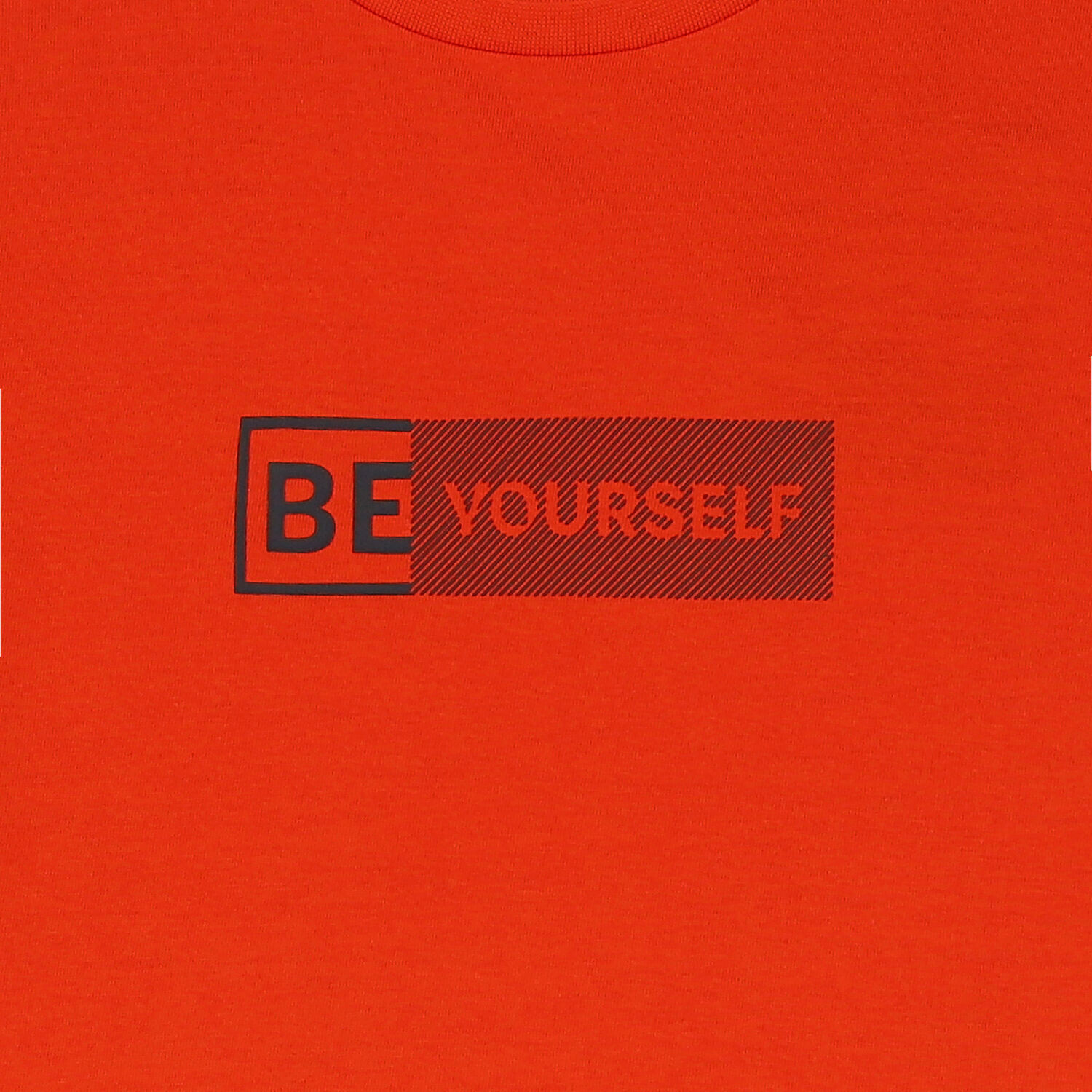 Boys Orange Printed Long Sleeve Top, 1, hi-res