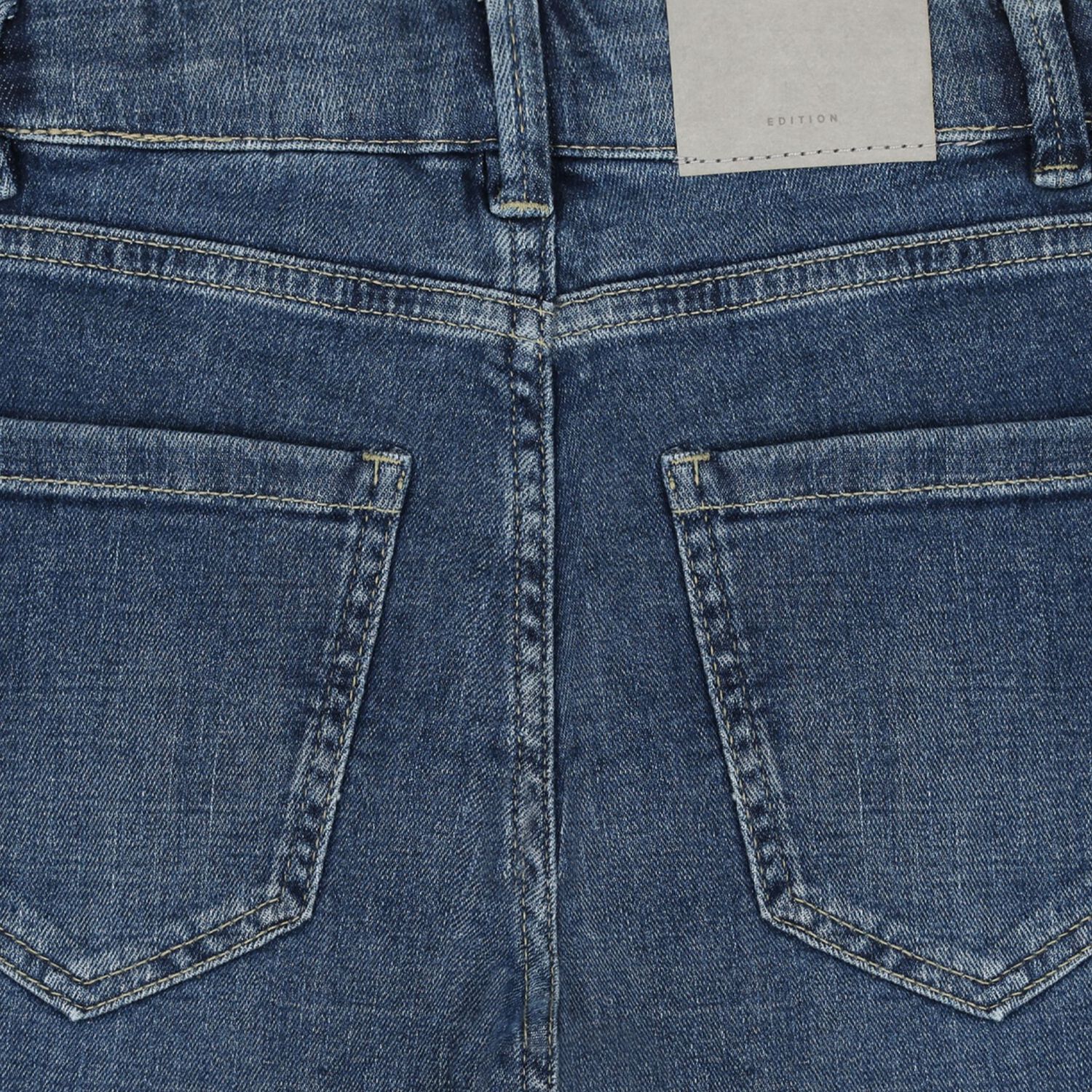 Boys Blue Denim Shorts, 1, hi-res