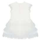Baby Girls White Tutu Dress Set, 2, hi-res