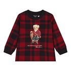 Baby Boys Red & Black Tartan Tracksuit, 1, hi-res