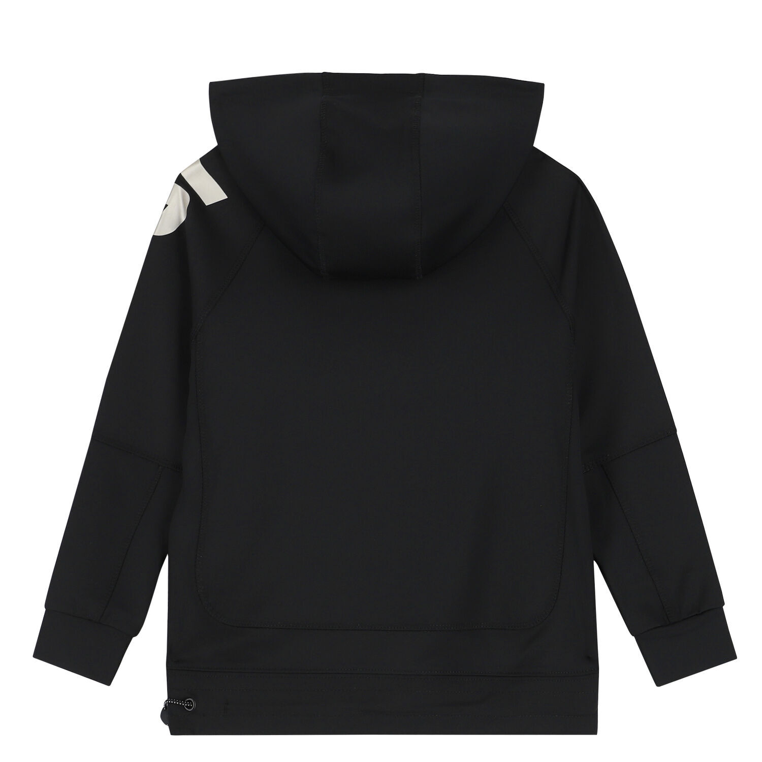 Boys Black Logo Hooded Top, 1, hi-res image number null