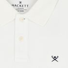 Boys White Logo Polo Shirt, 2, hi-res