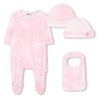 Baby Girls Pink Logo Babygrow Gift Set, 1, hi-res