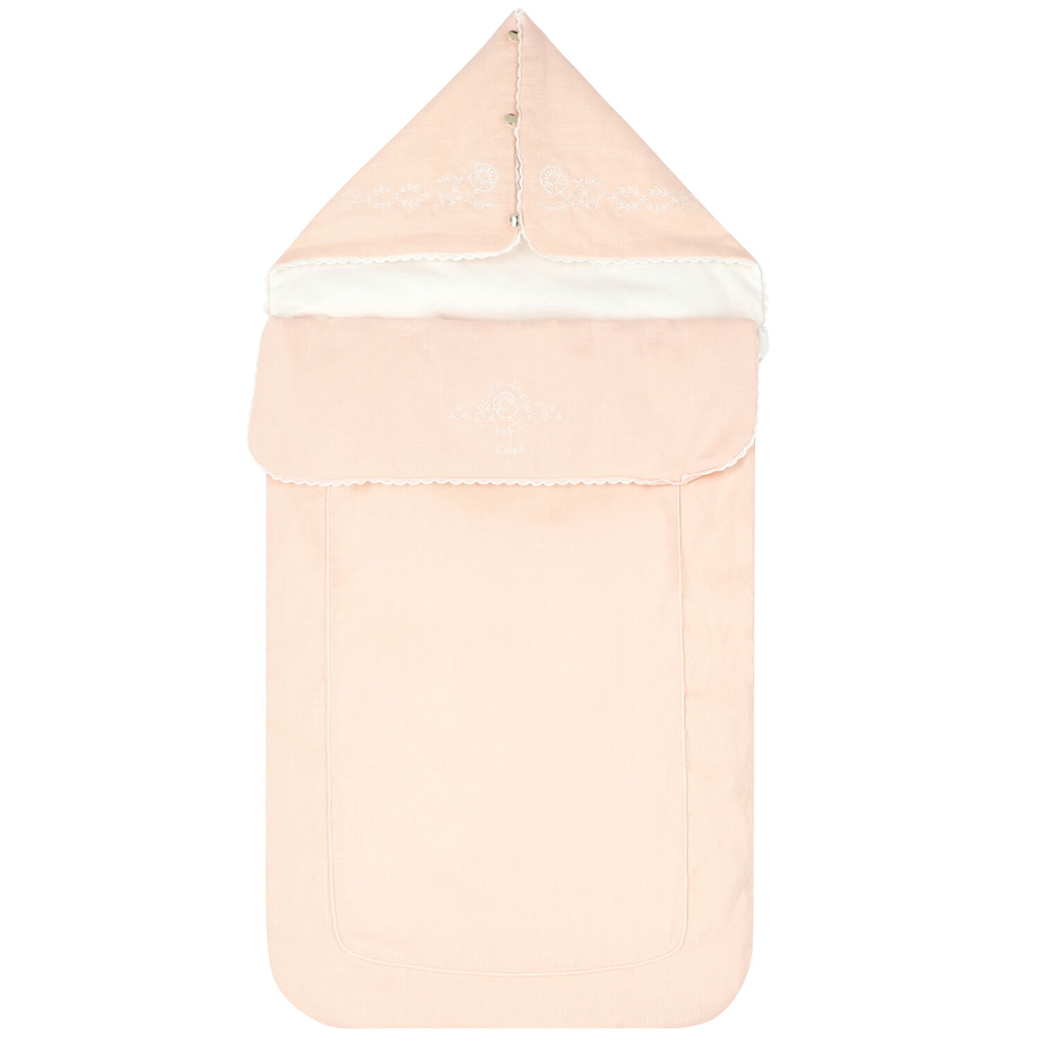 Girls Pink Logo Baby Nest, 1, hi-res