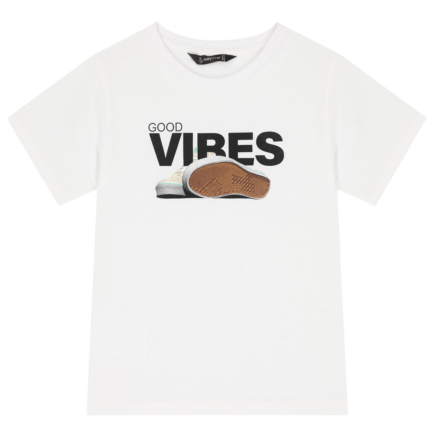 Boys Green & White Printed T-Shirts, 1, hi-res image number null