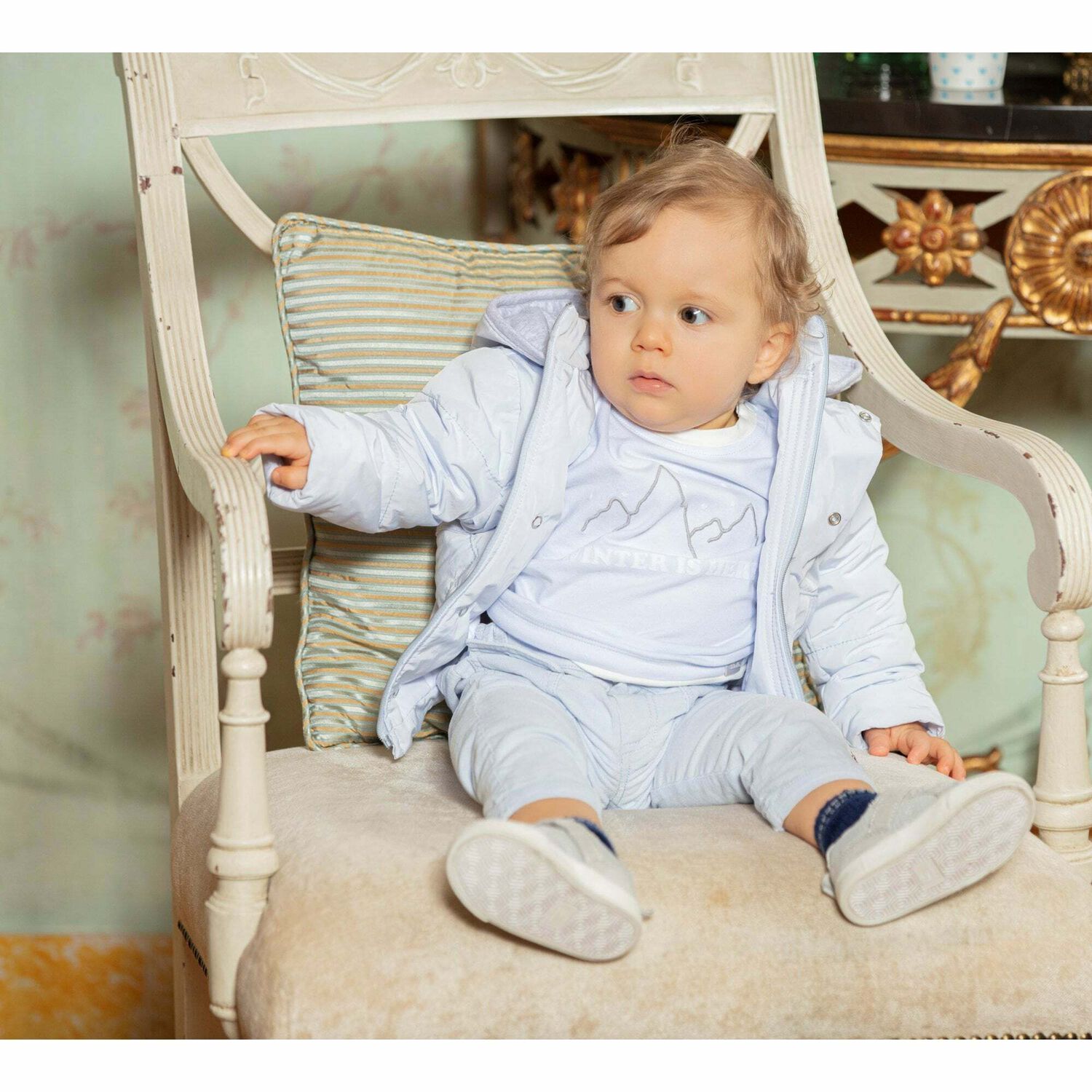 Boys Blue Long Sleeve Top, 1, hi-res image number null