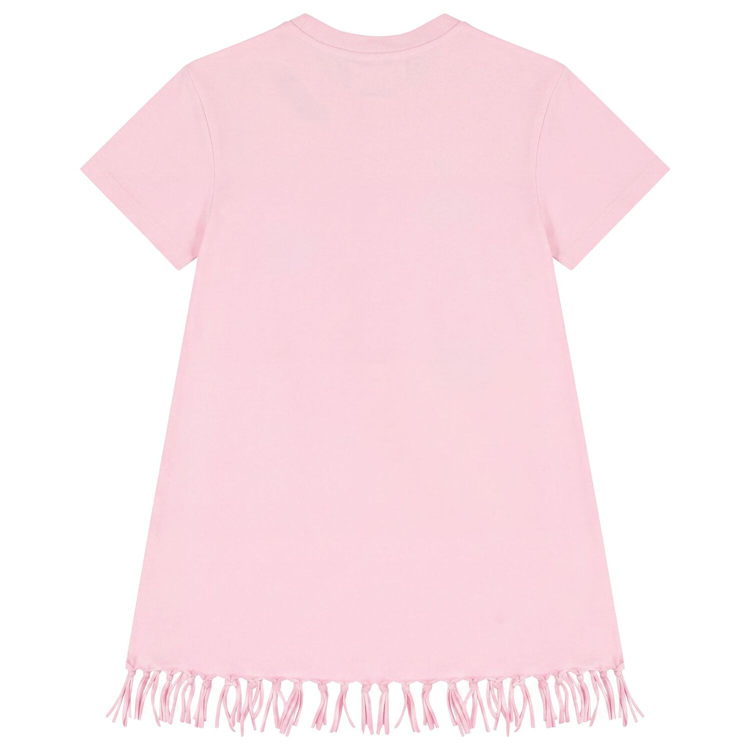 Girls Pink Logo & Bead Fruit Dress, 1, hi-res