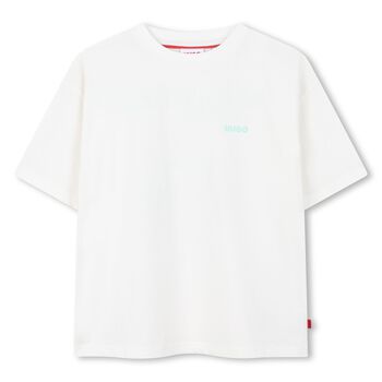 Boys White Logo T-Shirt