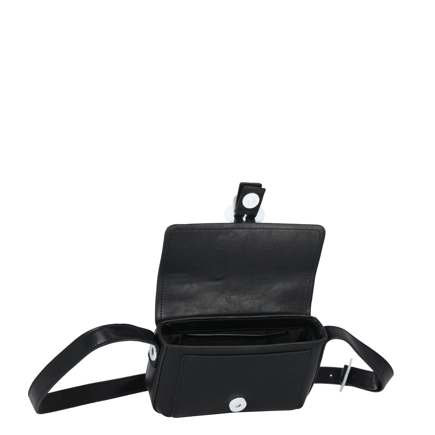 Girls Black Daisy Handbag, 1, hi-res