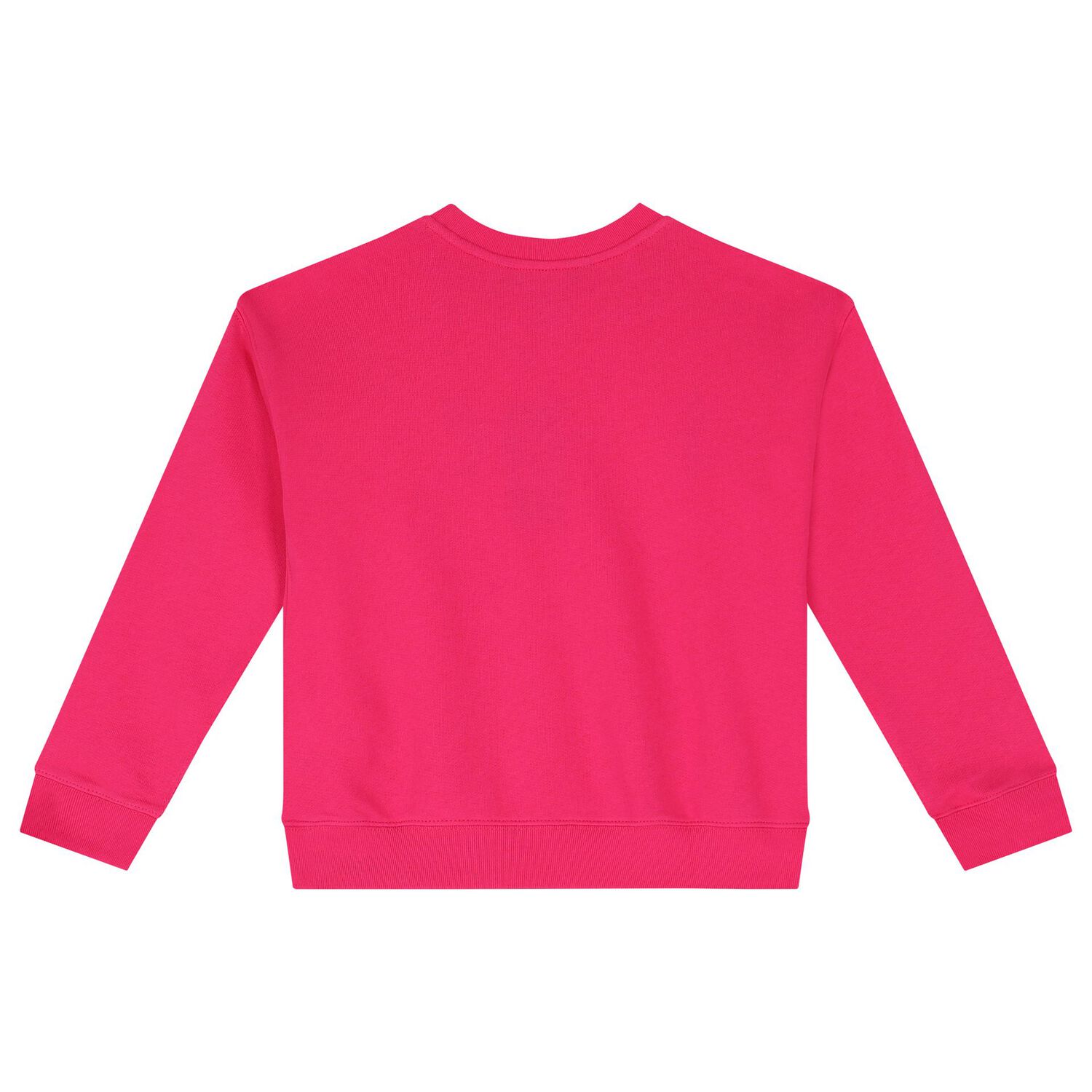 Girls Pink Logo Knitted Sweatshirt, 1, hi-res