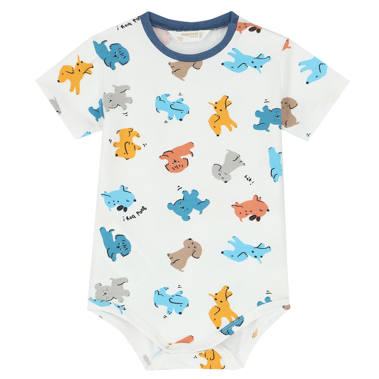 Baby Boys Blue & White Tracksuit Set (3 Piece), 1, hi-res image number null