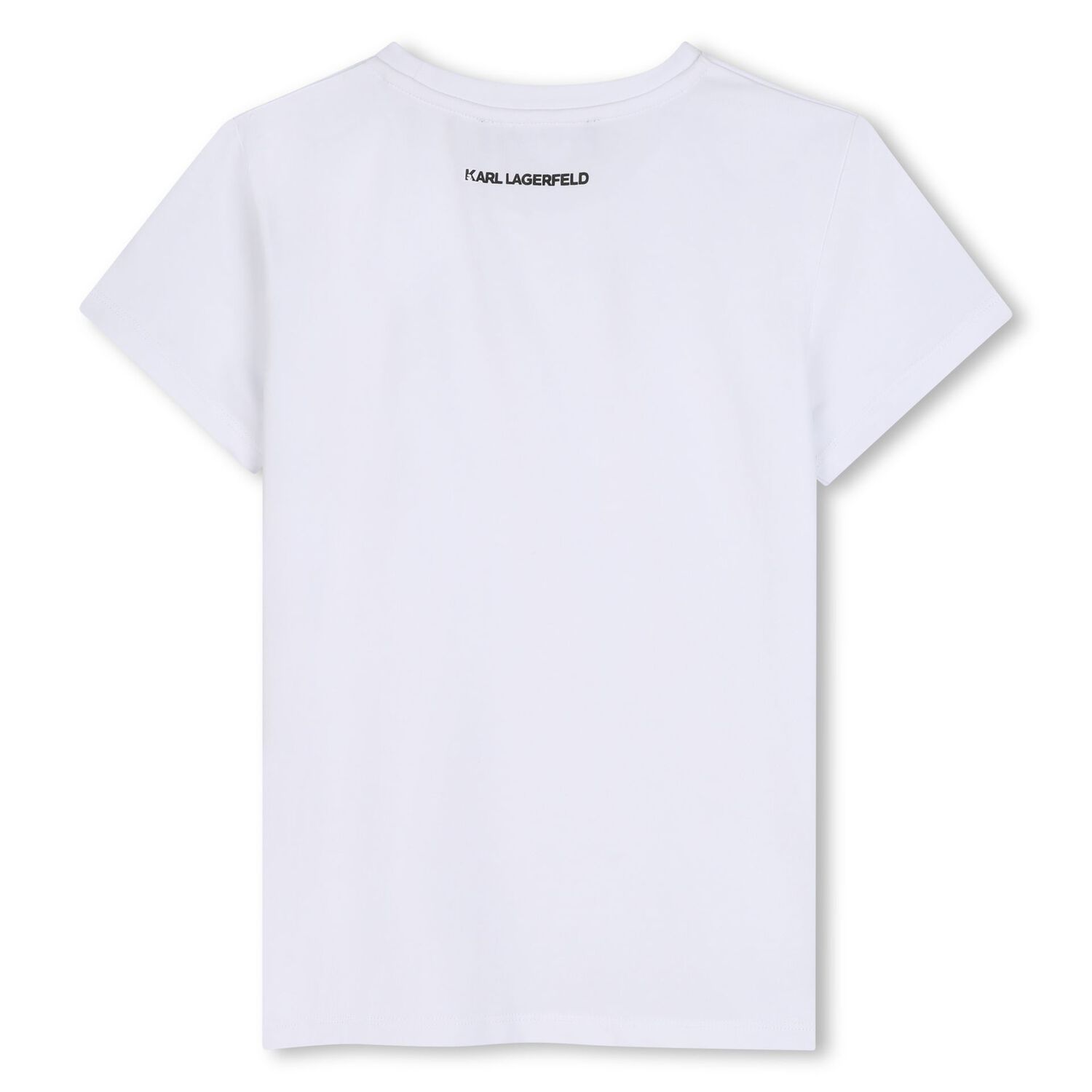 Girls Mini Me White Rhinestones Logo T-Shirt, 1, hi-res