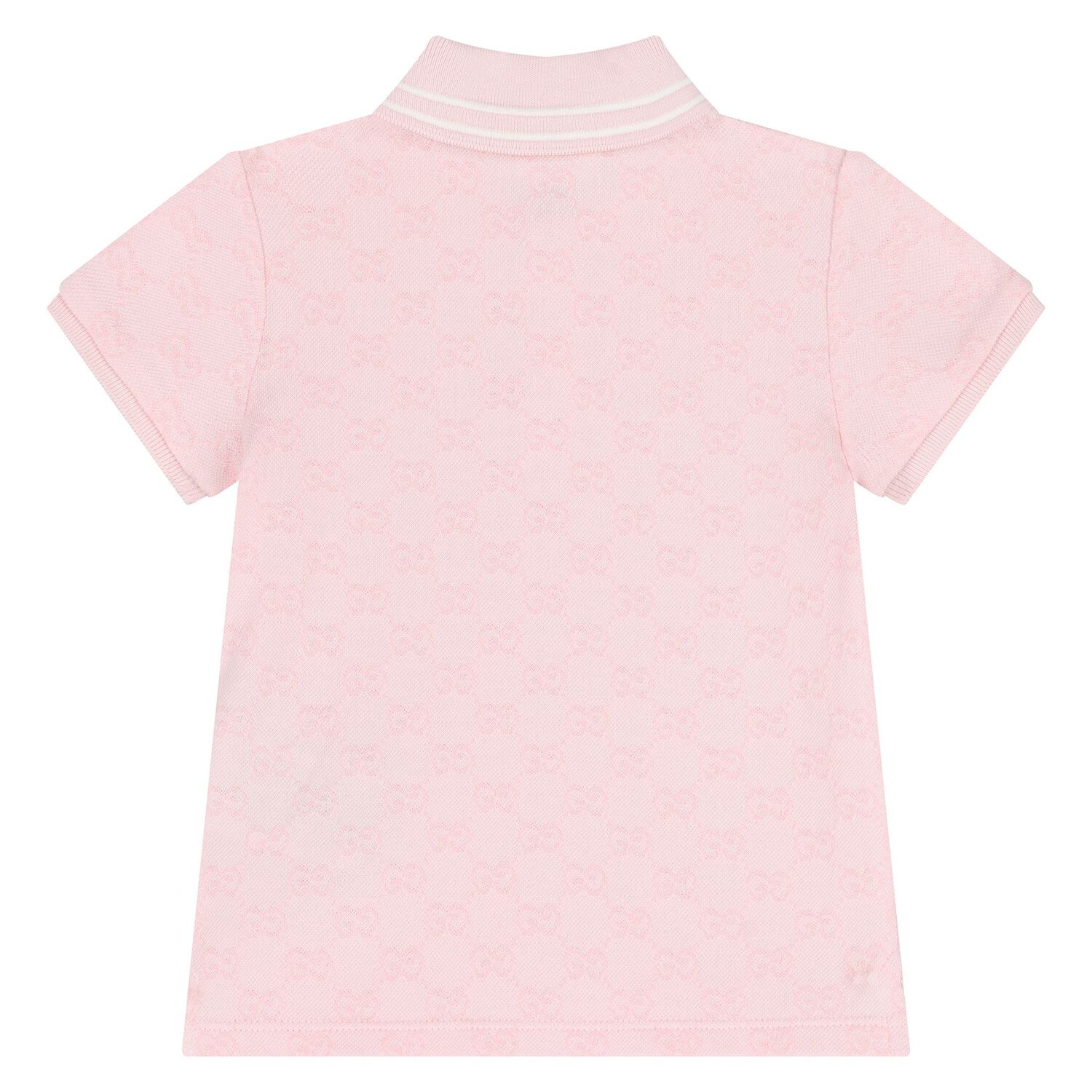 Younger Girls Pink GG logo Polo Shirt, 1, hi-res image number null