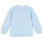 Younger Boys Pale Blue Tiger Logo Sweatshirt, 1, hi-res