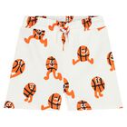 Younger Boys Ivory Ball Shorts, 1, hi-res