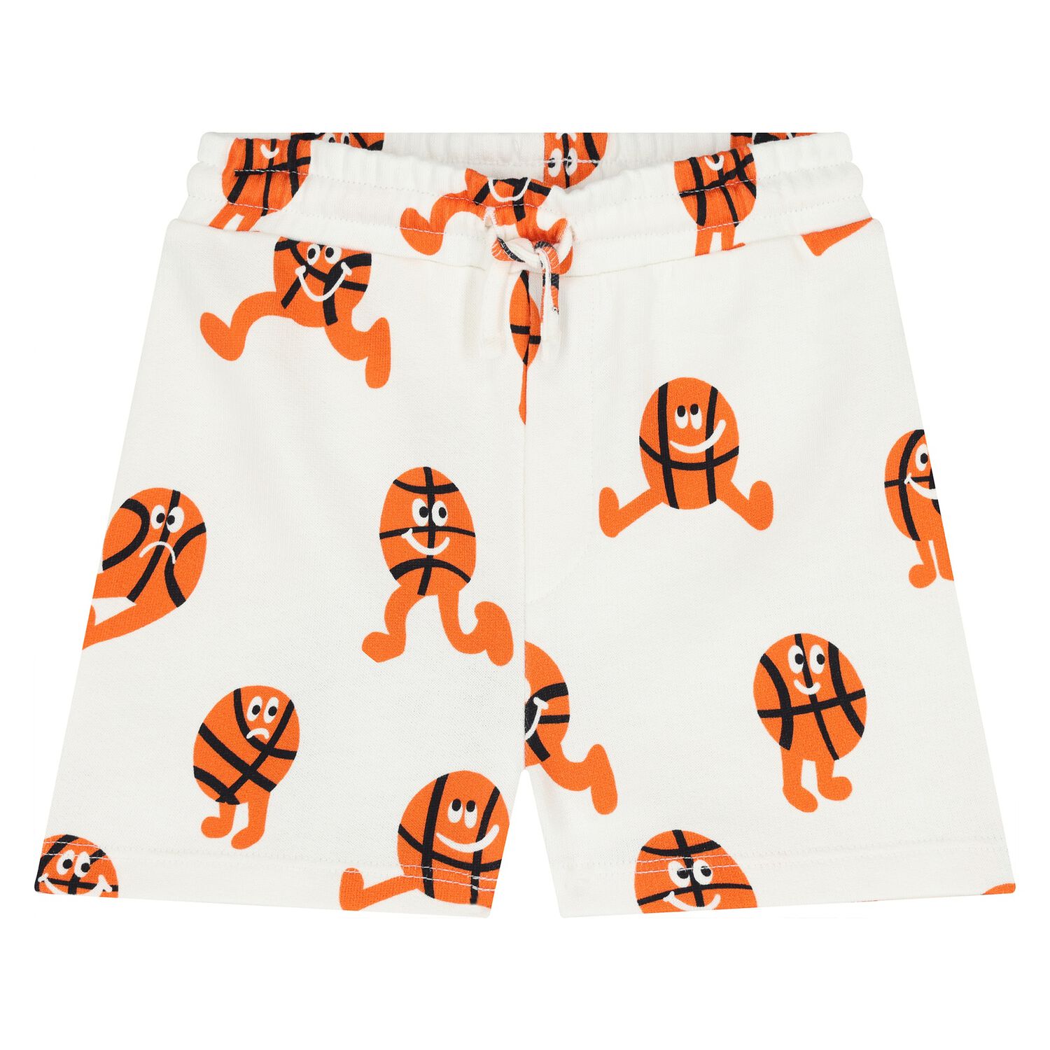 Younger Boys Ivory Ball Shorts, 1, hi-res