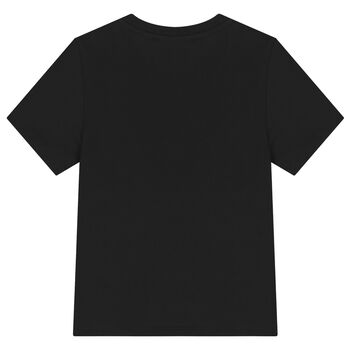 Boys Black Logo T-Shirt