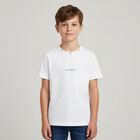 Boys White Logo T-Shirt, 2, hi-res