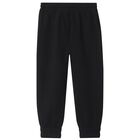 Boys Black EKD Logo Joggers, 1, hi-res