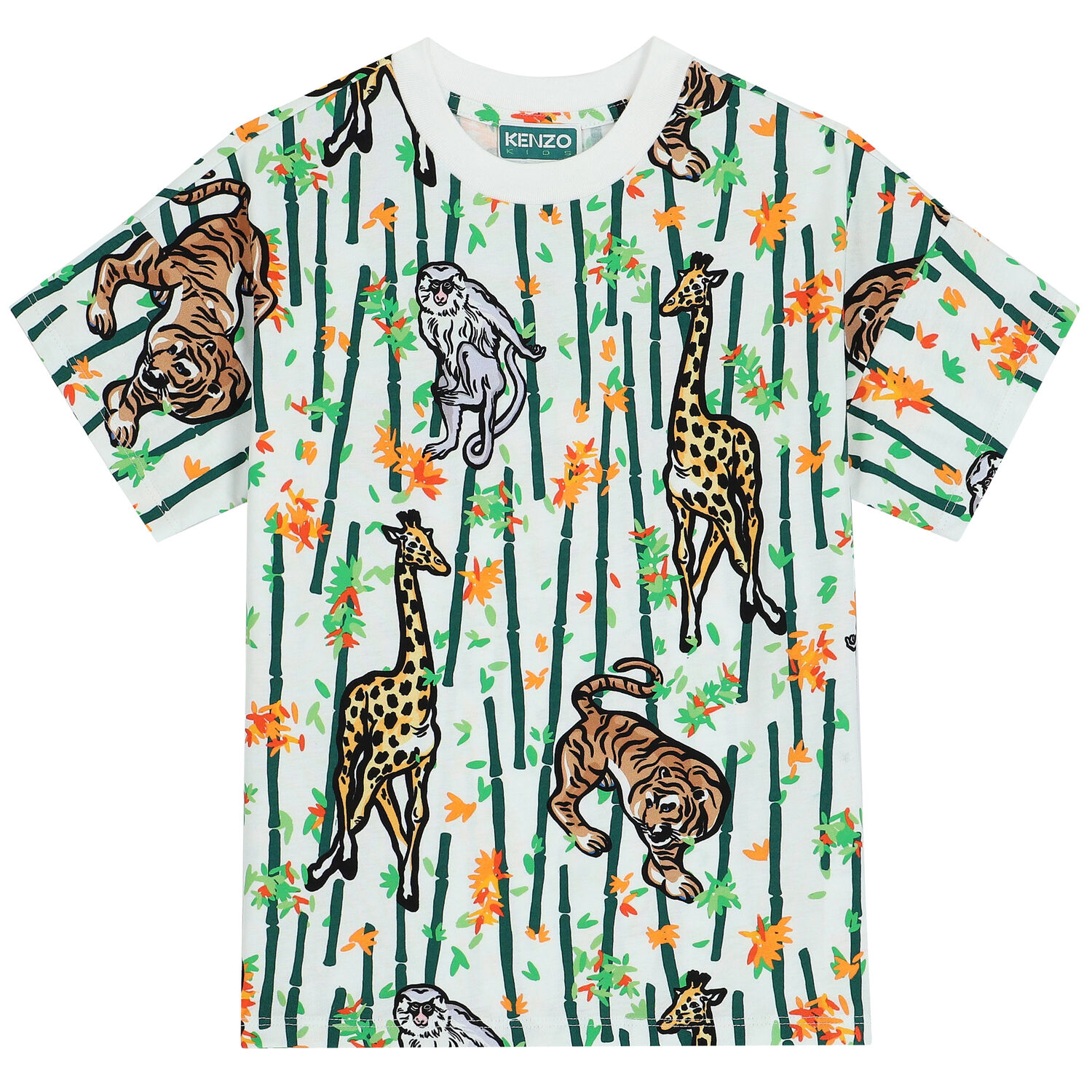 Boys White Bamboo T-Shirt, 1, hi-res image number null