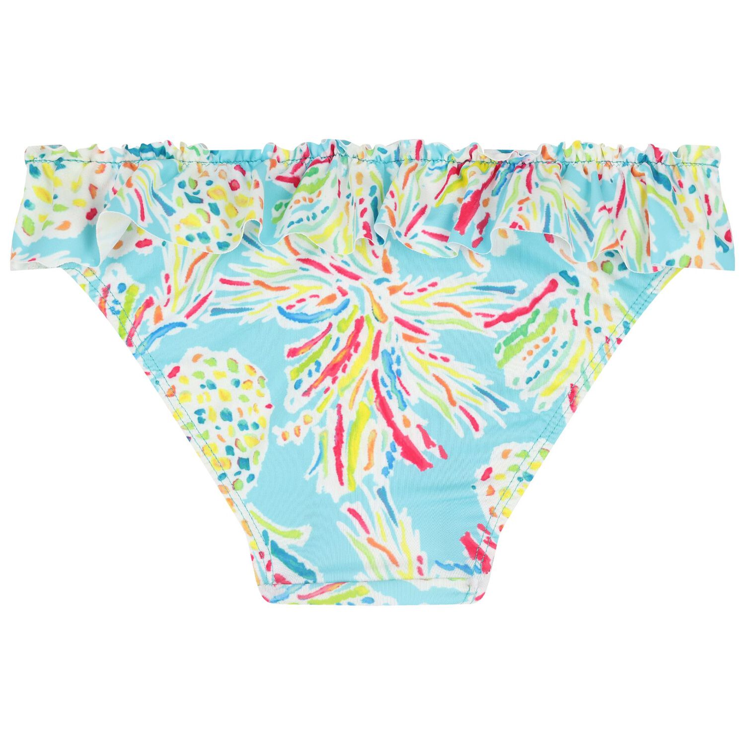 Girls Blue Pineapple Swimsuit, 1, hi-res image number null