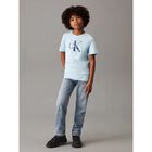 Boys Blue Logo T-Shirt, 3, hi-res