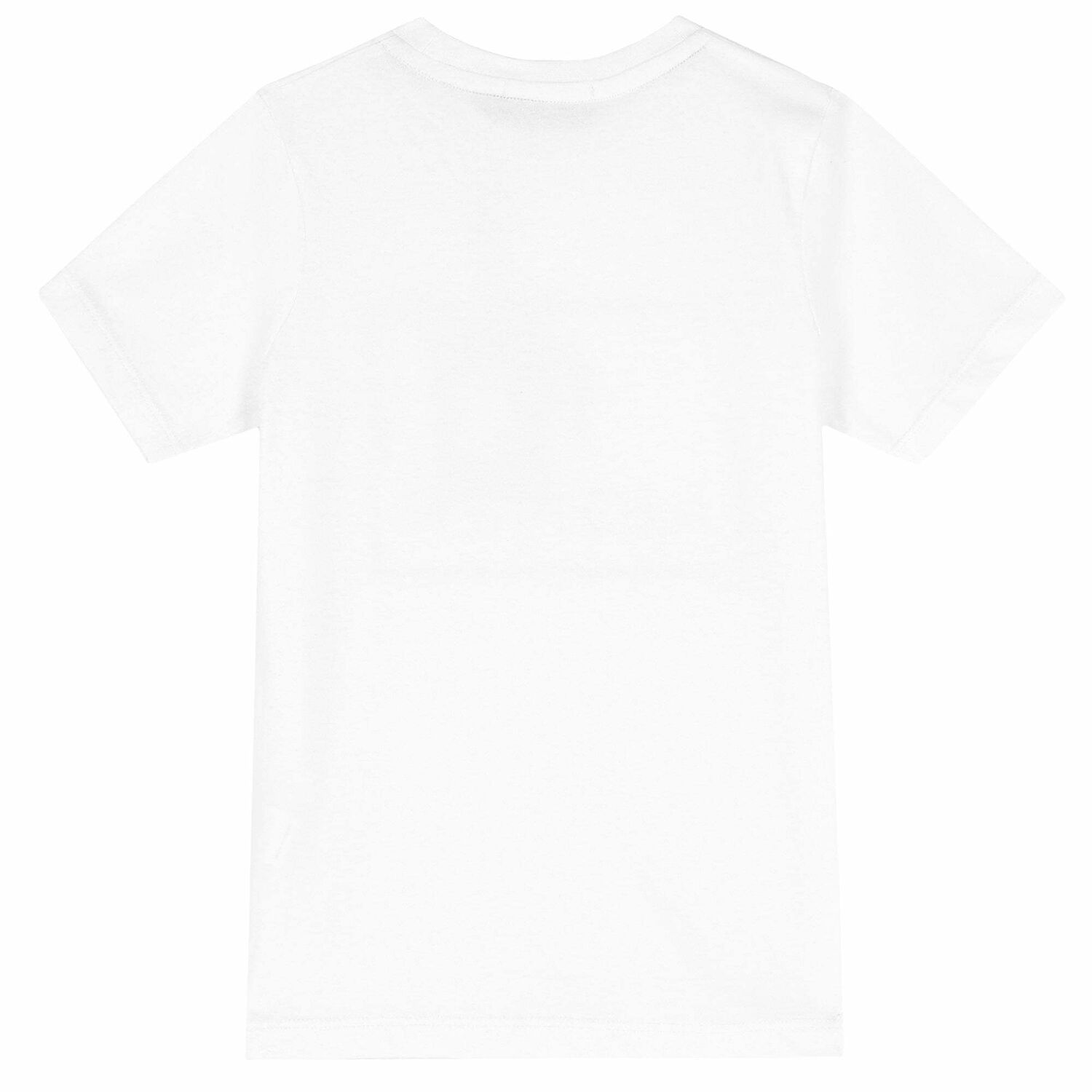 Boys White & Gold Logo T-Shirt, 3, hi-res image number null